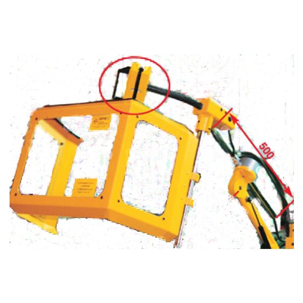 Dispositif de protection contre les accidents pour fraiseuses BAF écran de protection carré bras long avec ressort pneumatique