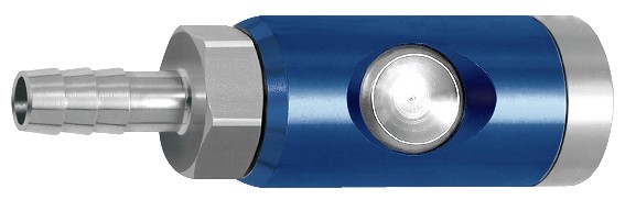 Pushbutton Safety Coupling I.D. 7.4 Rotating, Alu, Sleeve I.D. 6 - 13