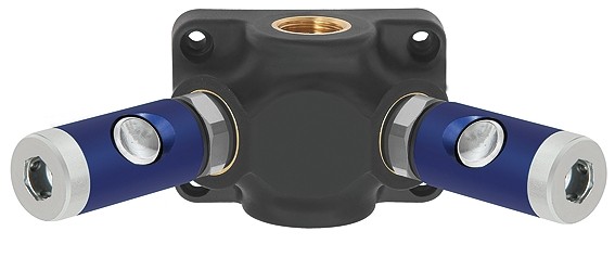 End Distributor Socket, Plastic, with 2 - 3 Safety Couplings I.D. 7.4