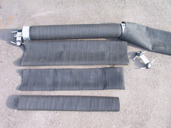 Überzugschutzgummi Innendurchmesser 50 - 530 mm für Packer NW 70-1200, Preis pro 10 cm Länge