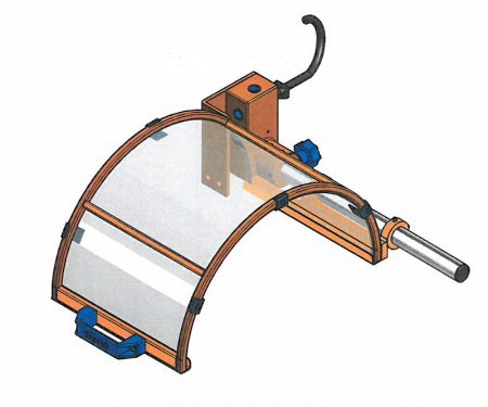 Protection de mandrin de tour TF rabattable dispositif de protection pour mandrins de tours