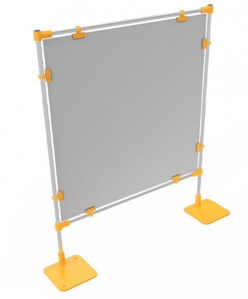 System Partition Wall for Workstations 1190 x 1300 mm