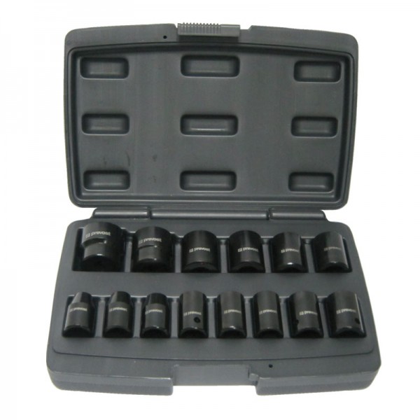 Box of 14 Sockets for 1/2" Square Impact Wrenches Prevost TIW 14S12
