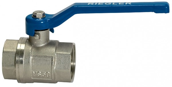 Kugelhahn »valve line«, Handhebel blau, MS vern., IG/IG, G 1/4 - 1