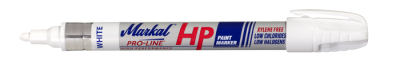 MARKAL PRO-LINE HP Lackmarker für Markierungen auf öligen Oberflächen weiss MOWOTAS