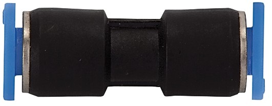 Straight Push-In Connector »Blue Series« Mini, Red., Hose Ø 6/4