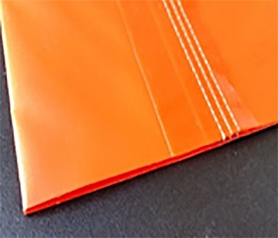 Kalibrierschlauch temperaturbeständig bis 80°C, Farbe: orange, PVC Stützschlauch